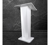 Podium avec surface spacieuse et butée de bord - Stable pour discours, conférences et présentations - Montage rapide
