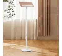 Podium de conférence portable réglable en hauteur pour présentations, bureau compact avec design incliné, idéal pour les églises, les bureaux et les événements