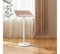 Podium de conférence portable réglable en hauteur pour présentations, bureau compact avec dessus incliné, idéal pour les églises, les bureaux et les événements
