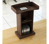 Podium De Lutrin Blanc avec Tiroir pour Les Cérémonies - Mobilier D’événement Idéal pour Le Restaurant De Campus D’Entreprise Et Le Mariage, White, Without Drawer