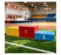 Podium De Victoire For Événements Sportifs For Les Cérémonies De Remise | Podium de victoire 1-2-3 avec capacité，finition bois durable for cérémonie de remise de prix(180cm/70.9in)