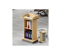 Podium d'église portable en bois pour conférences et enseignement pupitre debout avec pupitre pour églises Hauteur réglable Idéal pour les événements