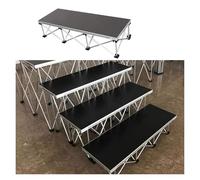 podium Elévateurs de chœur antidérapants pour l'église, 20 40 60 cm Marchepied portable pour photo de groupe, Marchepied pliant modulable pour événement, chant de pub(122x34x20cm/48x14.6x7.9in)