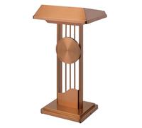 Podium en acier inoxydable pour églises et écoles - Hauteur réglable - Durable - Support ergonomique pour présentations et discours