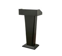 Podium en acrylique 118 cm - Bureau de réception en fer pour églises et conférences - lutrin pour enseignant avec 60 x 45 cm - Présentation élégante fourrure