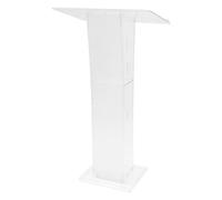 Podium en acrylique - 60 x 40 x 110 cm - Pupitre de conférencier transparent - Convient pour les écoles, les églises, les messages, les universités, les conférences de presse et autres lieux