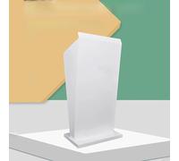 Podium en acrylique transparent - Lutrin de sol pour salle de classe, église et événements - Surface de lecture spacieuse - Assemblage facile - Design translucide élégant pour présentations