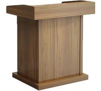 Podium en acrylique transparent pour école, mariage, église, conférence, débat, support de sol durable, présentation transparente, lutrin, design moderne pour événements
