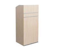 Podium en bois - Petit comptoir de réception pour église, salle de classe, discours et présentations de mariage, couleur naturelle (S)