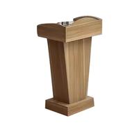 Podium en bois portable jaune pour discours, présentations, églises, restaurants et séminaires - Visibilité améliorée et design élégant
