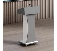 Podium en bois pour conférences, présentations, mariages et pupitres d'église - Support pour salles de réunion et toriums - Design polyvalent et élégant pour un meilleur enjeu