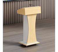 Podium en bois pour enseignants, discours de mariage, église, salle de réunion/auditorium lutrin, hauteur réglable, support de présentation professionnel