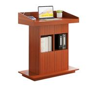 Podium en bois robuste avec lutrin StoIdeal pour conférences, conférences, sermons et événements. Améliorez votre expérience de parole