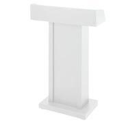 Podium en métal robuste - Lutrin de bureau avec rangement pour l'église, l'école et le bureau - Bureau de lecture et support de présentation durable