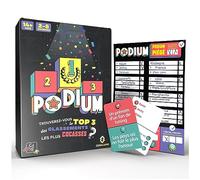 Podium - Le Jeu de Quiz pour Trouver Le Top 3 des Meilleures Réponses - Jeux de Société pour des Moments en Famille ou Entre Amis - à Partir de 14 Ans - De 2 à 8 Joueurs