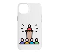 Podium Lutrin Discours Conférence Débat Chaire Oratoire Coque pour iPhone 14 Plus