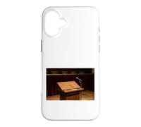 Podium Lutrin Discours Conférence Débat Chaire Oratoire Coque pour iPhone 16 Plus
