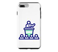 Podium Lutrin Discours Conférence Débat Chaire Oratoire Coque pour iPhone 7 Plus/8 Plus