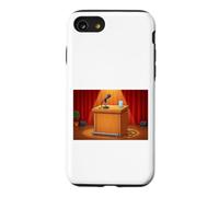 Podium Lutrin Discours Conférence Débat Chaire Oratoire Coque pour iPhone SE (2020) / 7/8