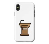 Podium Lutrin Discours Conférence Débat Chaire Oratoire Coque pour iPhone X/XS