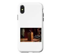Podium Lutrin Discours Conférence Débat Chaire Oratoire Coque pour iPhone X/XS