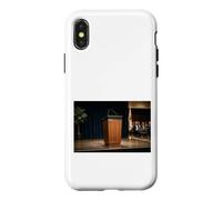 Podium Lutrin Discours Conférence Débat Chaire Oratoire Coque pour iPhone X/XS