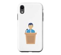 Podium Lutrin Discours Conférence Débat Chaire Oratoire Coque pour iPhone XR
