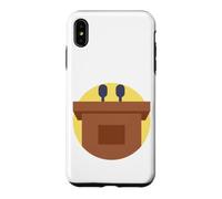 Podium Lutrin Discours Conférence Débat Chaire Oratoire Coque pour iPhone XS Max