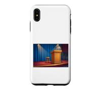 Podium Lutrin Discours Conférence Débat Chaire Oratoire Coque pour iPhone XS Max