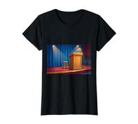 Podium Lutrin Discours Conférence Débat Chaire Oratoire T-Shirt Graphique avec Valeur