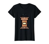 Podium Lutrin Discours Conférence Débat Chaire Oratoire T-Shirt Graphique avec Valeur