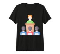 Podium Lutrin Discours Conférence Débat Chaire Oratoire T-Shirt Haut de Gamme