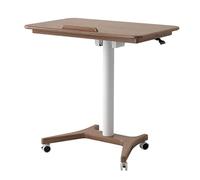 Podium mobile portable avec roues verrouillables Hauteur et angle réglables Idéal pour église, salle de classe, mariage, conférence, prise de parole en public, support polyvalent