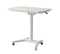 Podium mobile réglable avec roues verrouillables - lutrin portable pour l'église, la salle de classe et les présentations de conférences