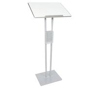 Podium moderne en acrylique pour églises et bureaux - Pupitre debout élégant pour restaurants, salles de classe et événements - Support de parole