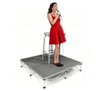 podium Plateforme de scène modulaire portable de 30, 39, 50, 100 et 122 cm, Élévateur de scène connectable avec pieds pliables - Léger(H 31.5in/80cm,39x100cm/15x39")
