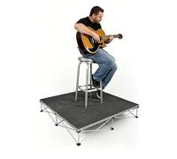 podium Plateforme de scène pliable et portable, Système modulaire de podium connectable, Léger et facile à transporter Idéal pour les concerts, les événements(H 23.6in/60cm,50x50cm/20x20")