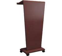 Podium portable en bois avec pupitre Sto à 3 niveaux pour conférences d'église, pupitres de mariage sur roulettes pour salles de ureaux, écoles et s