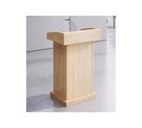 Podium portable en bois pour église et conférence, pupitre de professeur en chêne idéal pour les présentations et les spes