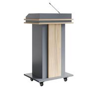 Podium portable en bois pour église, table de réception, table de réception pour mariage, plate-forme de discours, pupitre de conférence, chaire à hauteur réglable pour événements