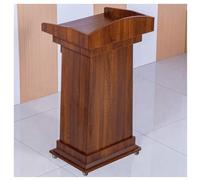 Podium portable en bois pour enseignants et églises, pupitre de conférence et bureau de réception pour restaurants et hôtels, table de discours multimédia pour présentations et débats