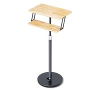 Podium portable en métal pour salles de classe, églises, cérémonies, lutrin de lecture multifonction, hauteur réglable pour améliorer la prise de parole en public