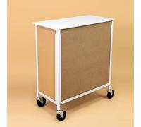 Podium portable pop-up pour salon professionnel - Comptoir promotionnel pliable et présentoir de bar pour expositions, supermarché, dégustations, événements et solutions de rangement