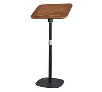 Podium portable réglable avec surface de lecture inclinée, hauteur de 49,8 cm à 170 cm, assemblage facile pour églises, conférences, conférences et présentations, idéal pour prendre la parole en