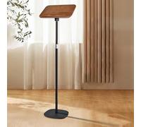 Podium portable réglable pour présentations - lutrin réglable en hauteur avec surface inclinée - parfait pour les églises, les écoles, les événements et les ordres en public