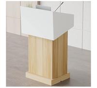 Podium professionnel en bois - Lutrin polyvalent pour présentations, services d'église, conférences scolaires, conférences en public et organisation d'événements - Design et construction élégants