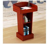 Podium réglable en bois - Parfait pour les présentations à l'église et en classe, base robuste, grand rangement, dessus incliné - Améliorez votre expérience de parole