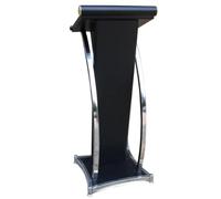 Podium réglable en métal - Lutrin de bureau robuste et polyvalent pour présentations, événements, enseignement et prise de parole en public