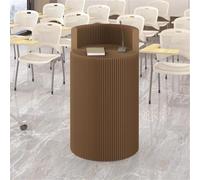 Podium rond pliable en papier - Lutrin mobile portable pour églises, conférences et discours - Marron 60 x 108 cm, support de présentation et bureau de réception