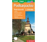 Podkarpackie Voivodeship Podró¿ownik mapa turystyczna 1:250 000 Collective arrangement (Buch auf Polnisch)